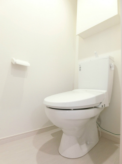 清潔感のあるトイレです