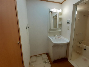 忙しい朝には欠かせない洗面所です
