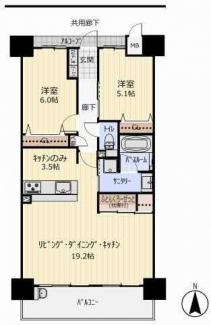 10階部分、67.20㎡、2LDK