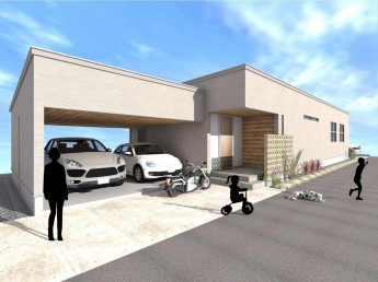 プランの一例です。お好きな間取りで建築することができます。