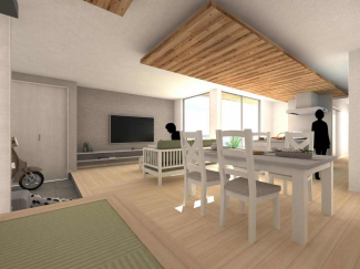 プランの一例です。お好きな間取りで建築することができます。