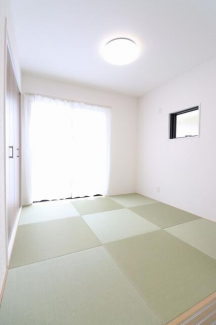 【施工例】４．５帖の和室。将来のは寝室として、１階で過ごすこ
