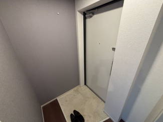 ゆったりとした玄関です