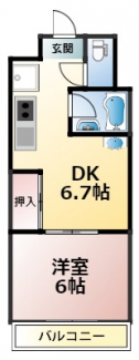 ●1DK