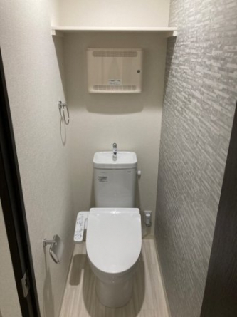 ゆったりとした空間のトイレです