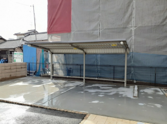 駐車場に車を止められます