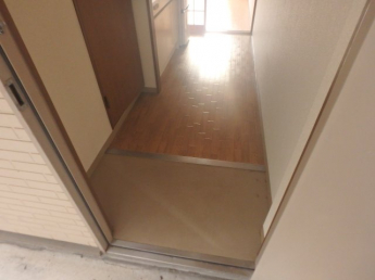 落ち着いた玄関です