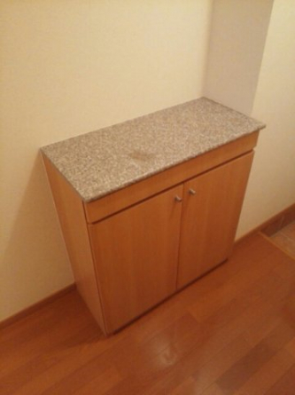 落ち着いた玄関です