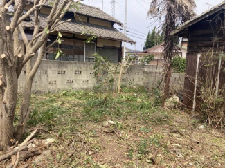現地土地写真（上物あり・解体後引渡し）