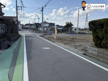 前面道路です。