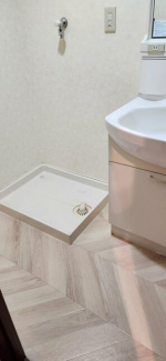 洗面台　洗濯機バン