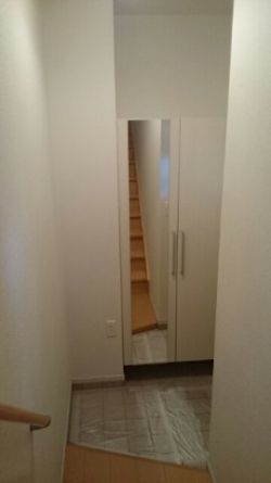 シンプルで使いやすい玄関です
