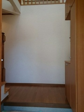 ゆったりとした玄関です