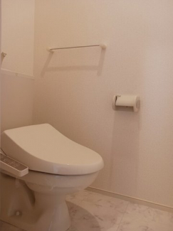 清潔感のあるトイレです
