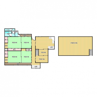 母屋の間取