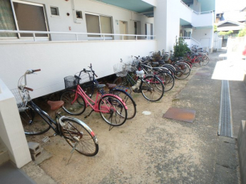 駐輪場です