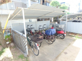 駐輪場です
