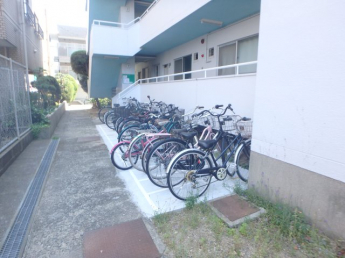 駐輪場です