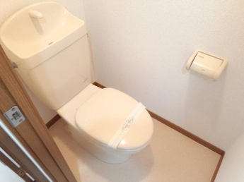 ゆったりとした空間のトイレです