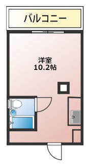 一番広いお部屋です。