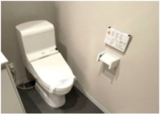 清潔感のあるトイレです