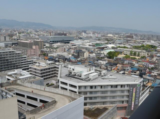 バルコニーからの景観（北西方面）