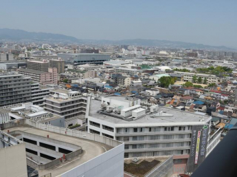 バルコニーからの景観（北西方面）