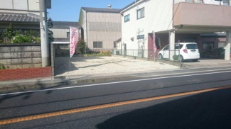 県道(旧浜国道)に面する整形地