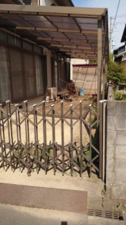 南側境界部分　※解体整地渡し