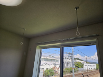 室内物干しです