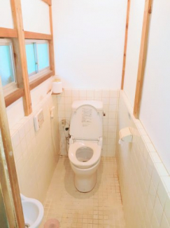 ゆったりとした空間のトイレです