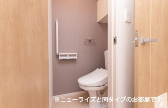 トイレもきれいです
