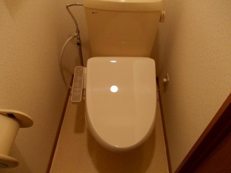 清潔感のあるトイレです