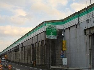 姫路バイパス市川インターまで2000m
