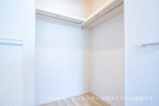 大きなスペースがあり、収納には困りません