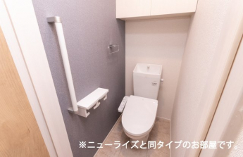 シンプルで使いやすいトイレです