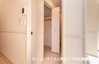 大きなスペースがあり、収納には困りません