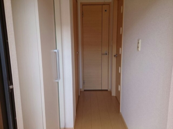 落ち着いた玄関です
