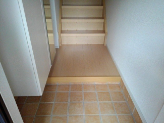 毎日通る玄関はこちらです
