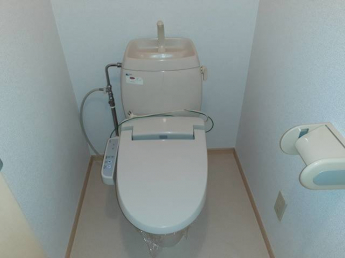 コンパクトで使いやすいトイレです