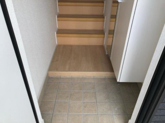 ゆったりとした玄関です