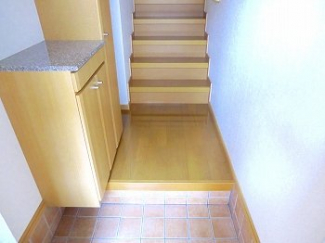 シンプルで使いやすい玄関です
