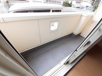 広々としたバルコニーです