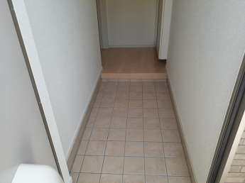 ゆったりとした玄関です