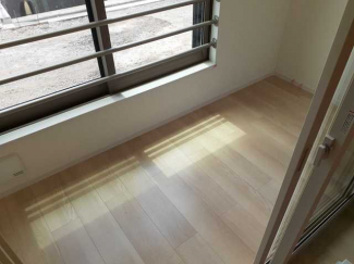 外からの目が気にならないバルコニーで洗濯物が干せます