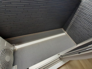 広々としたバルコニーです