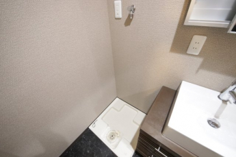 忙しい朝には欠かせない洗面所です