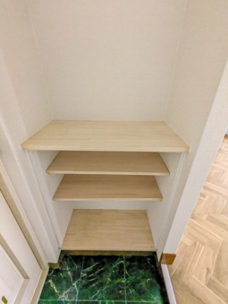 ★靴箱として使用できるスペースがあります。