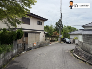 前面道路です。