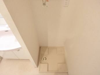 洗濯機置場です